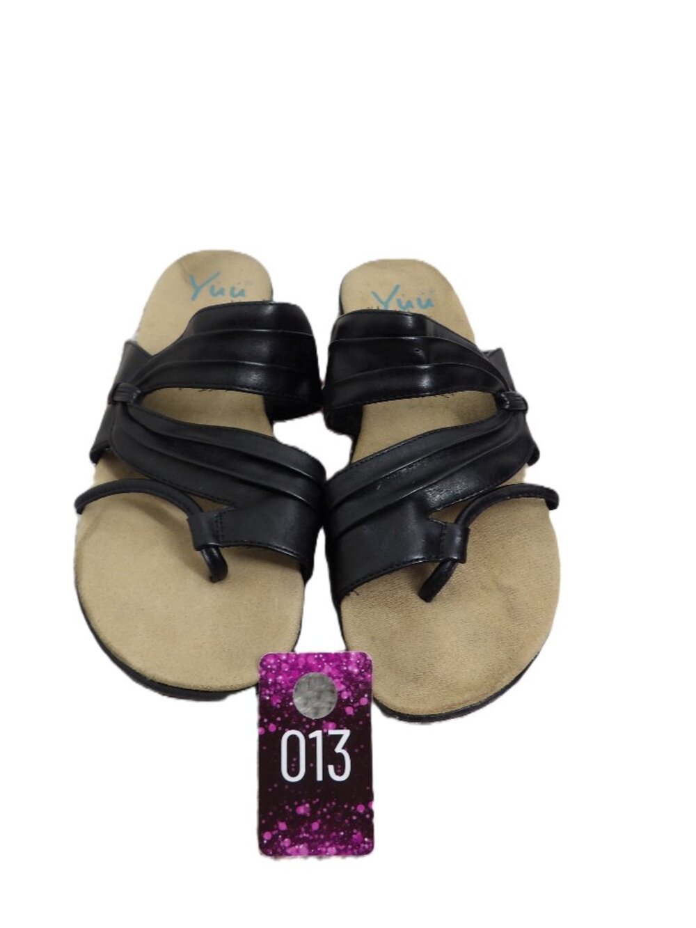 YUU, Black dress sandal (Women's 8)